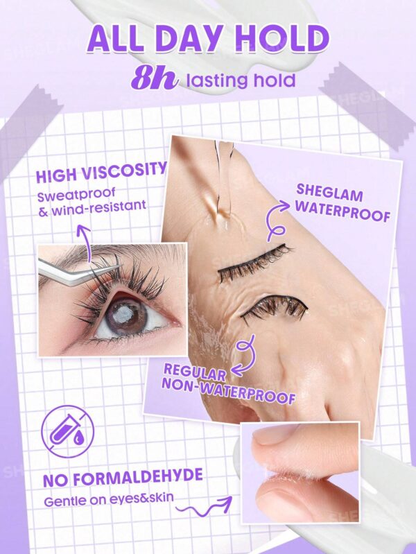 چسب مژه ضدآب شیگلم مدل Invisible Hold - Image 5