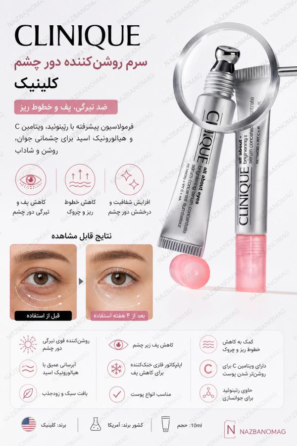 کرم دور چشم رفع تیرگی و ضدچروک  کلینیک - Image 3